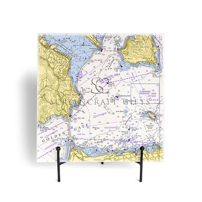 Sausalito, CA  - Glass Prep and Serve Board
