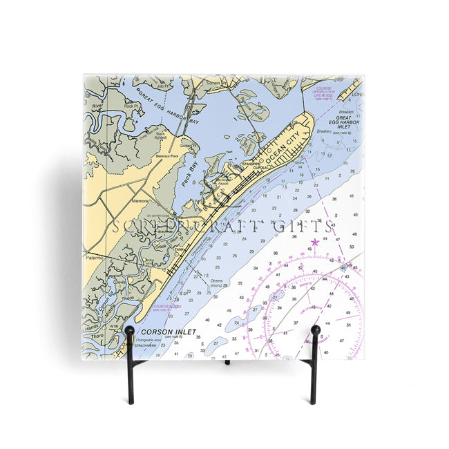 Ocean City, NJ- Glass Prep and Serve Board