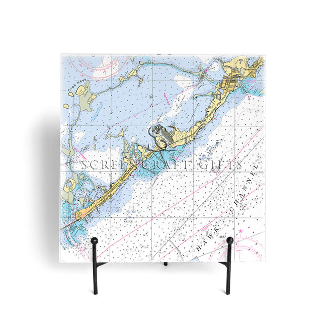 Islamorada, FL- Glass Prep and Serve Board