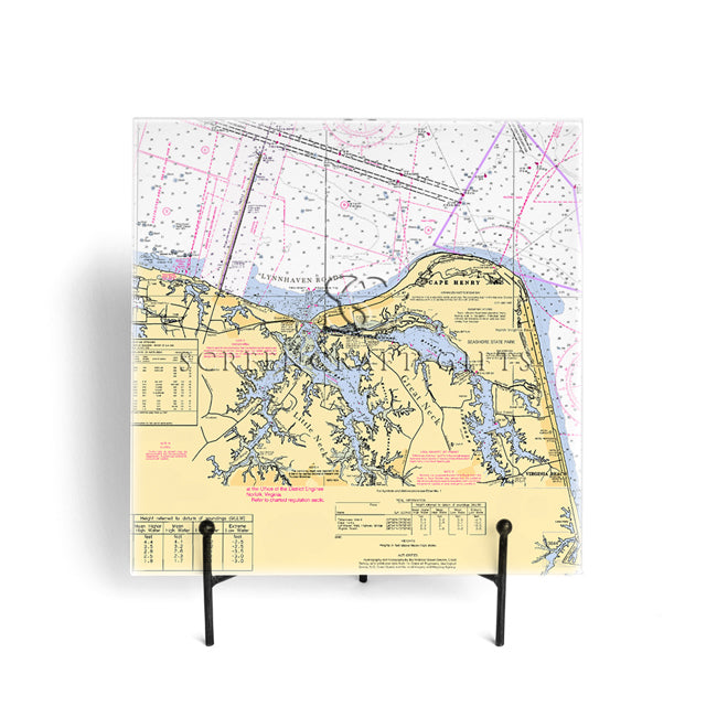 Cape Henry, VA  - Glass Prep and Serve Board