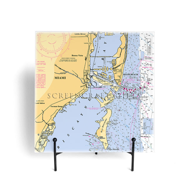 Miami, FL - Glass Prep and Serve Board