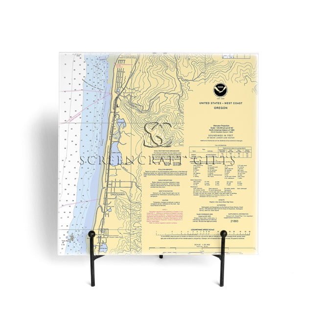 Rockaway, OR- Glass Prep and Serve Board