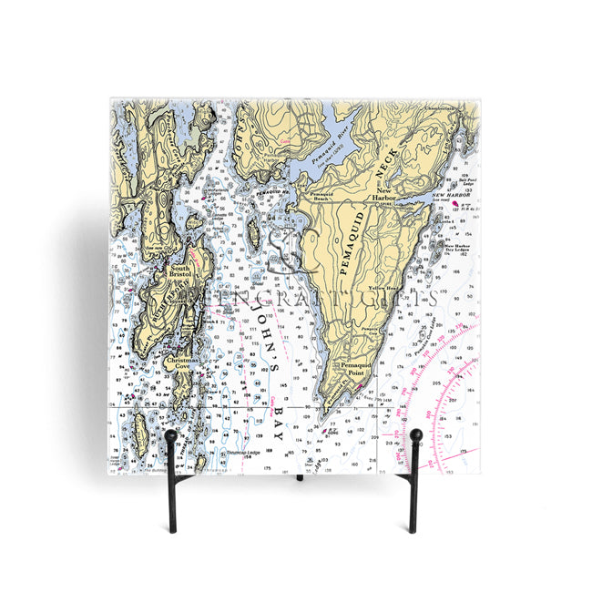 Pemaquid Neck, ME - Glass Prep and Serve Board