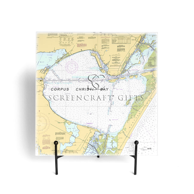 Corpus Christi Bay, TX - Glass Prep and Serve Board