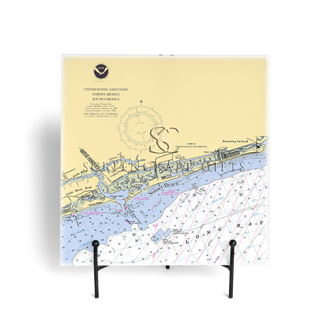 Sunset Beach, NC - Glass Prep and Serve Board