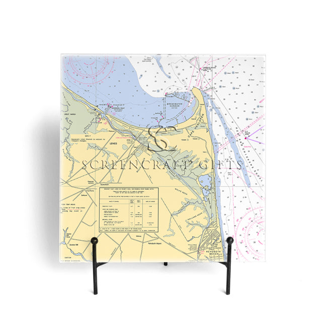 Cape Henlopen, DE- Glass Prep and Serve Board