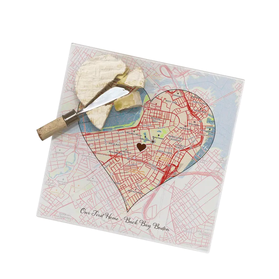 Heart Map w/ Live Preview - Prep & Serve Board