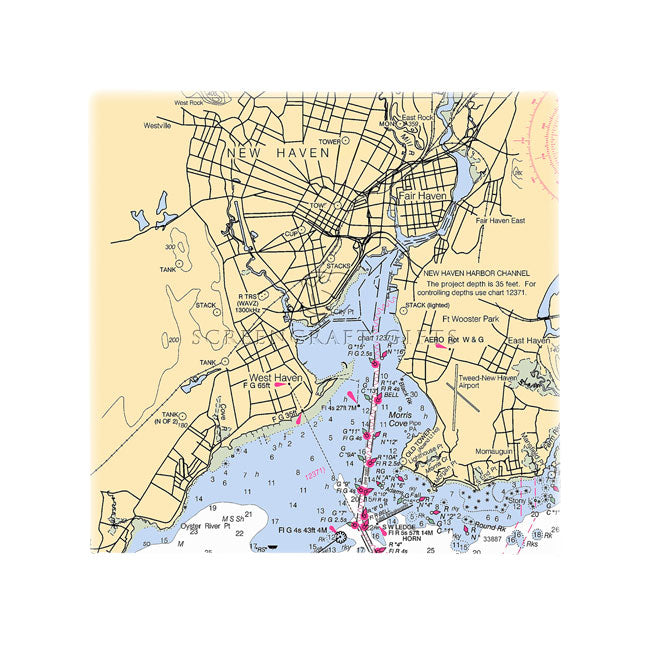 New Haven, CT - Wall Canvas