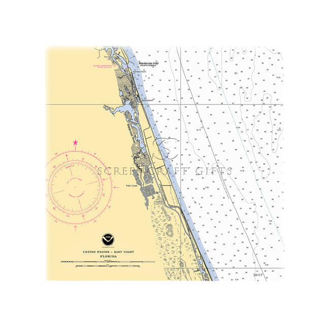 Palm Coast, FL - Wall Canvas