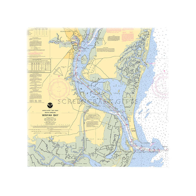 Winyah Bay, SC - Wall Canvas