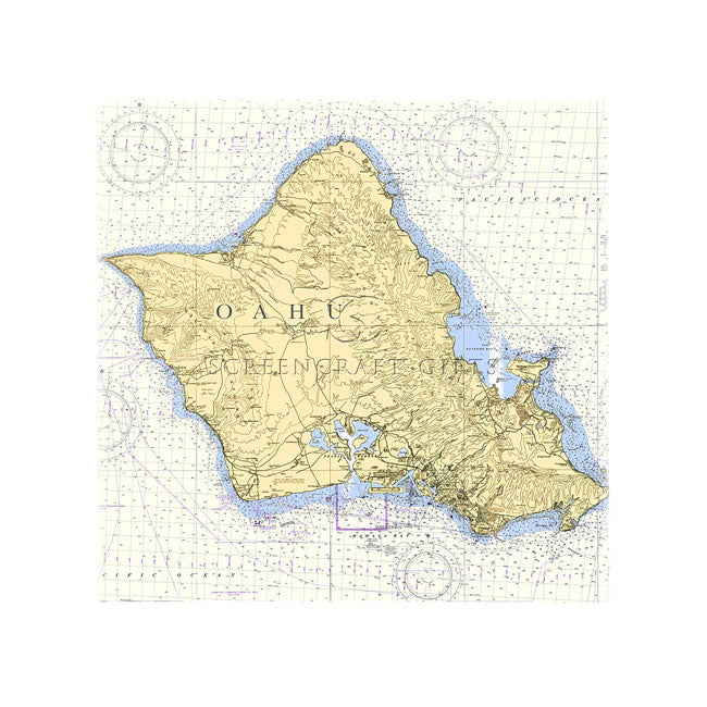 Oahu, HI- Wall Canvas