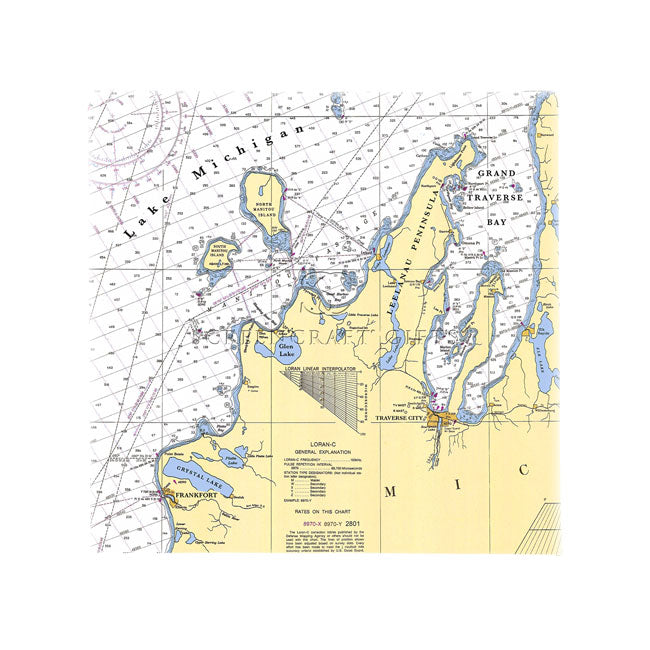Traverse City, MI -  Wall Canvas