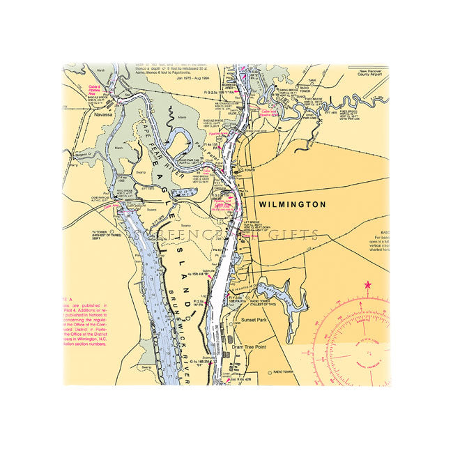 Eagle Island, NC - Wall Canvas