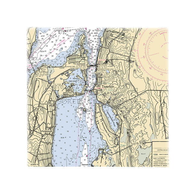 Tiverton, RI - Wall Canvas
