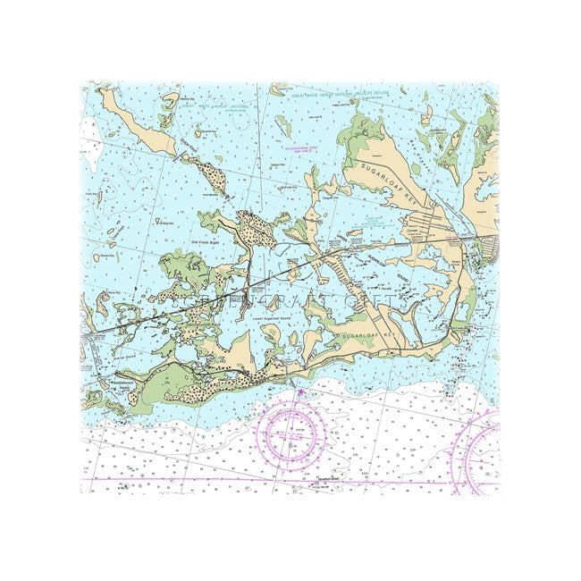 Sugarloaf Key, FL  - Wall Canvas