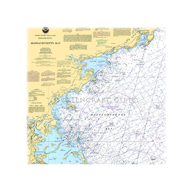 Massachusetts Bay - Wall Canvas
