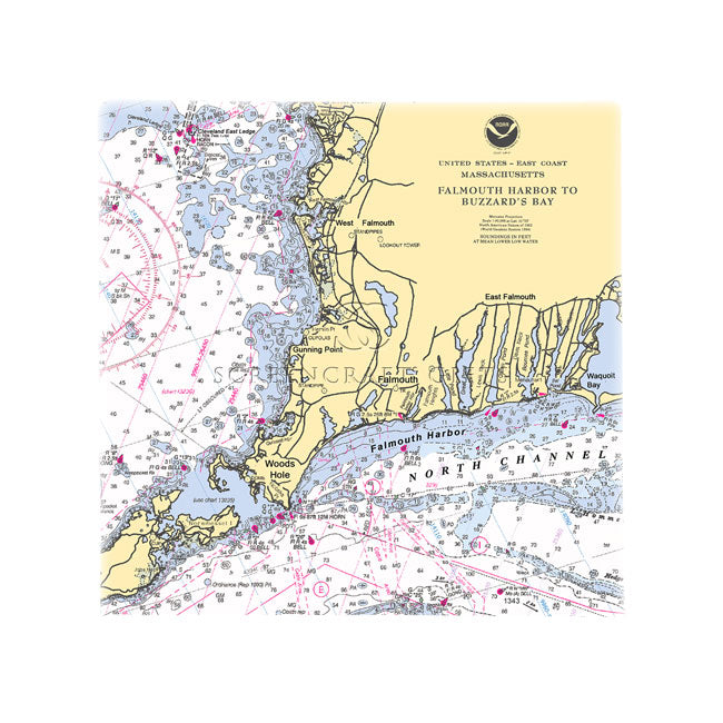 Woods Hole, MA - Wall Canvas