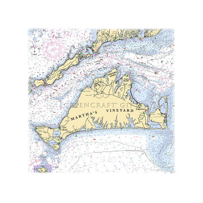 Martha's Vineyard, MA - Wall Canvas