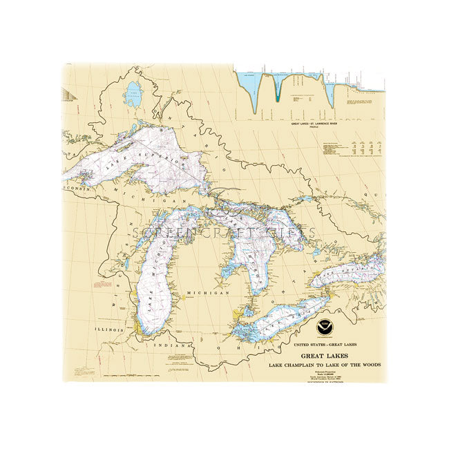 The Great Lakes - Wall Canvas