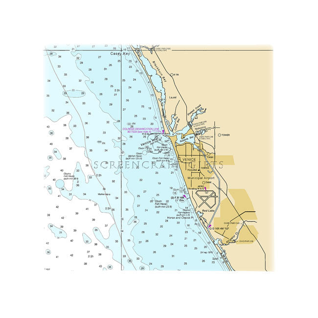 Venice, FL - Wall Canvas