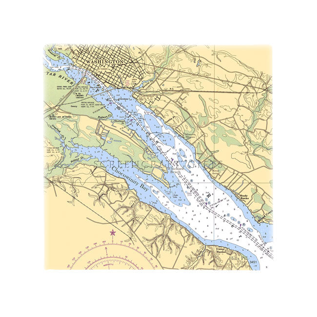 Washington, NC- Wall Canvas