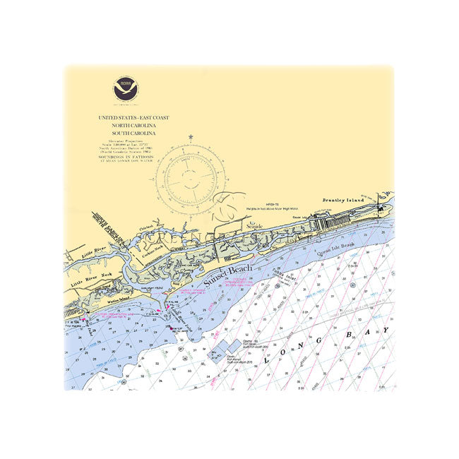 Sunset Beach, NC - Wall Canvas