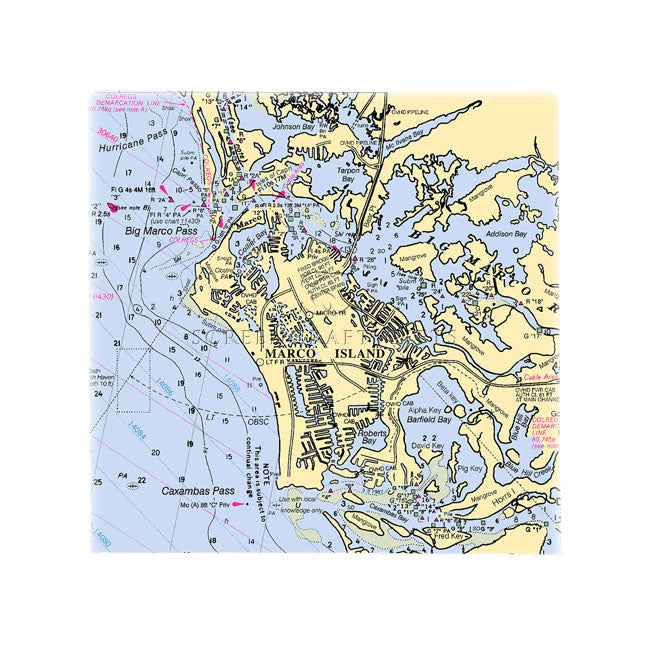 Marco Island, FL - Wall Canvas