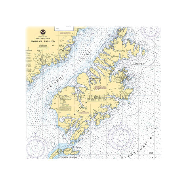 Kodiak Island, AK - Wall Canvas