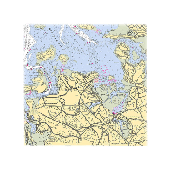 Hingham, MA - Wall Canvas