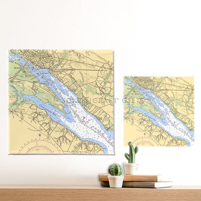 Washington, NC- Wall Canvas
