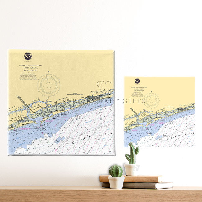 Sunset Beach, NC - Wall Canvas