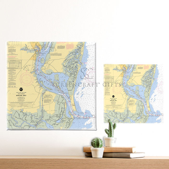 Winyah Bay, SC - Wall Canvas