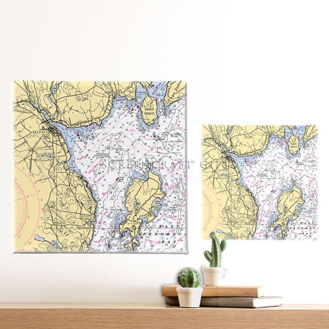 Belfast, ME  - Wall Canvas