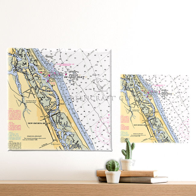 New Smyrna Beach, FL- Wall Canvas