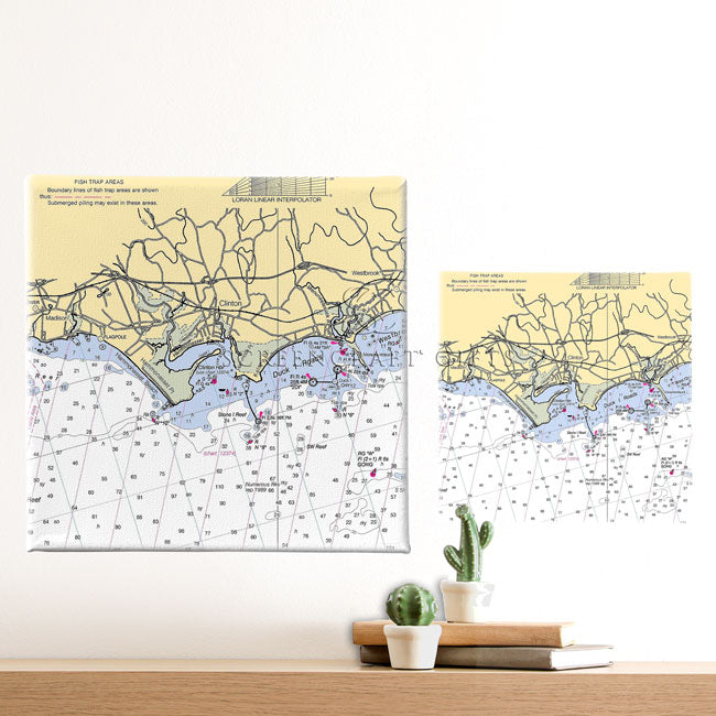 Clinton, CT - Wall Canvas