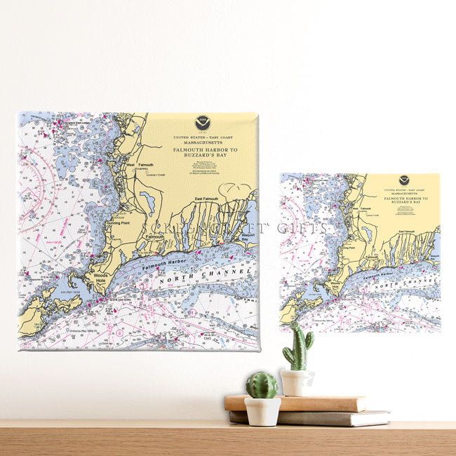 Woods Hole, MA - Wall Canvas