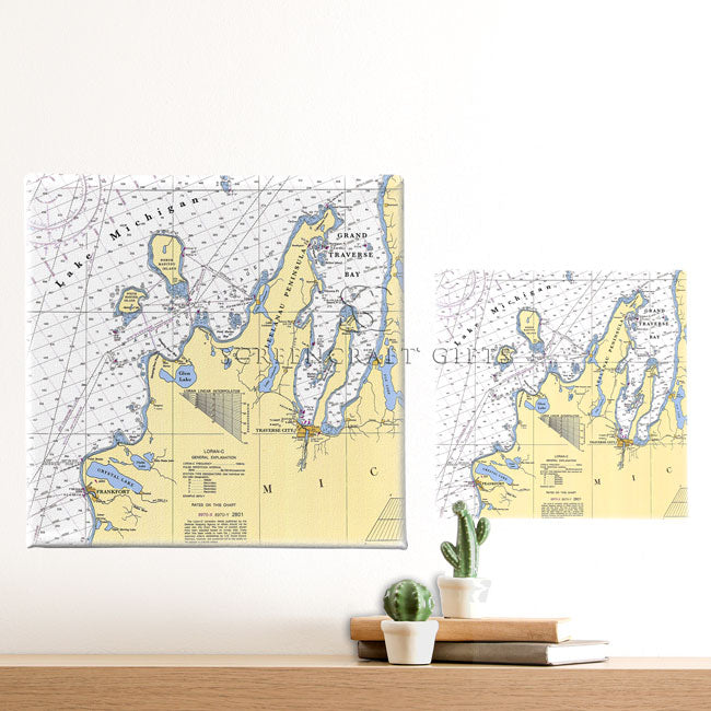 Traverse City, MI -  Wall Canvas