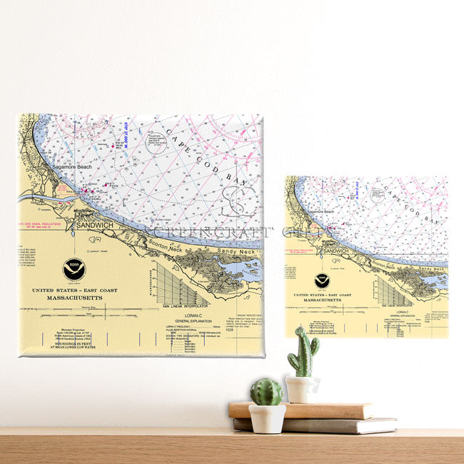 Sandwich, MA - Wall Canvas