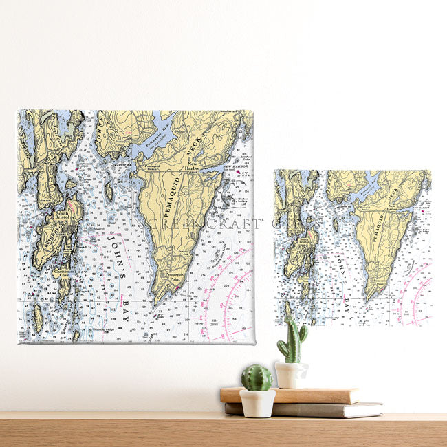 Pemaquid Neck, ME - Wall Canvas