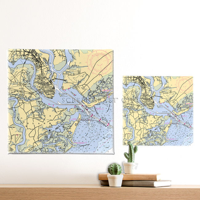 Charleston, SC - Wall Canvas