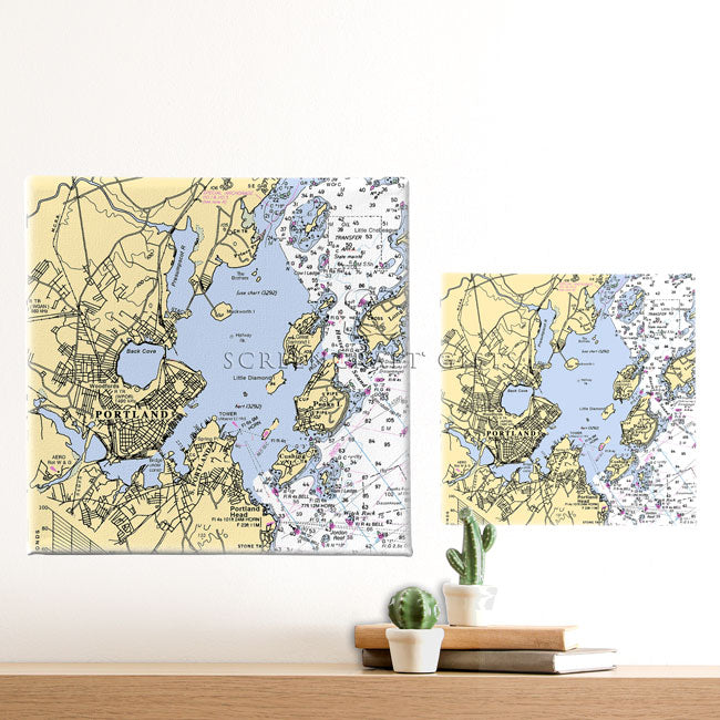 Portland, ME - Wall Canvas