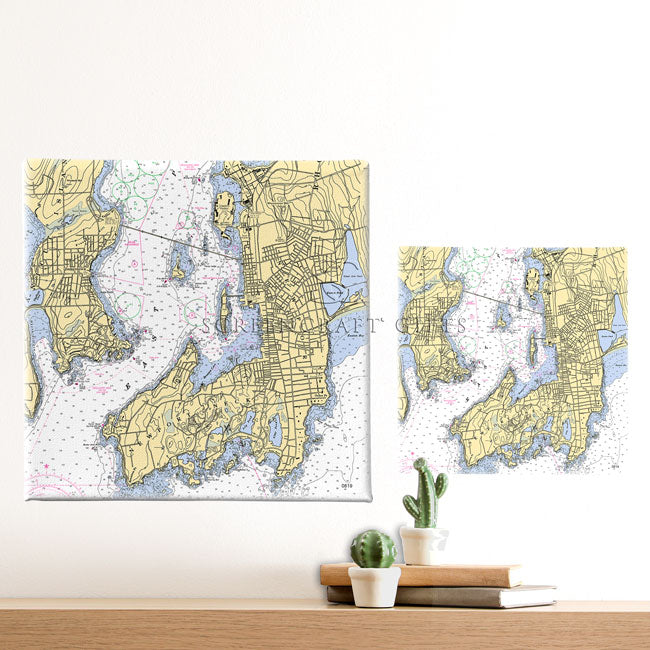 Newport, RI - Wall Canvas