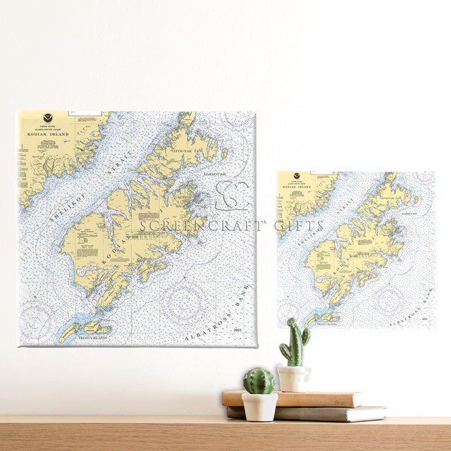 Kodiak Island, AK - Wall Canvas