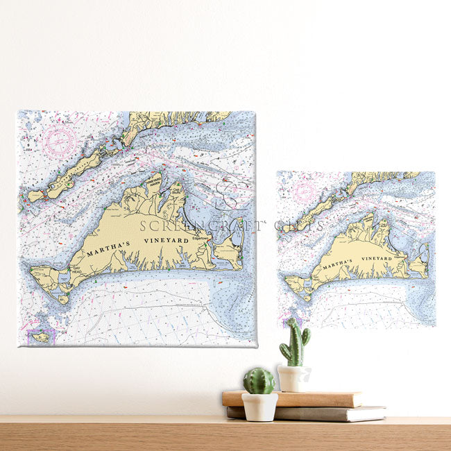 Martha's Vineyard, MA - Wall Canvas