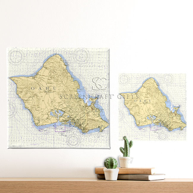 Oahu, HI- Wall Canvas