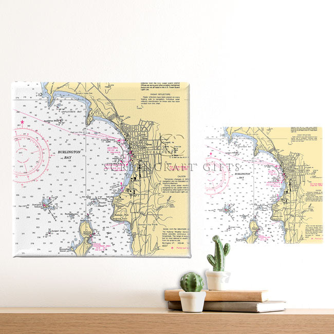 Burlington, VT - Wall Canvas