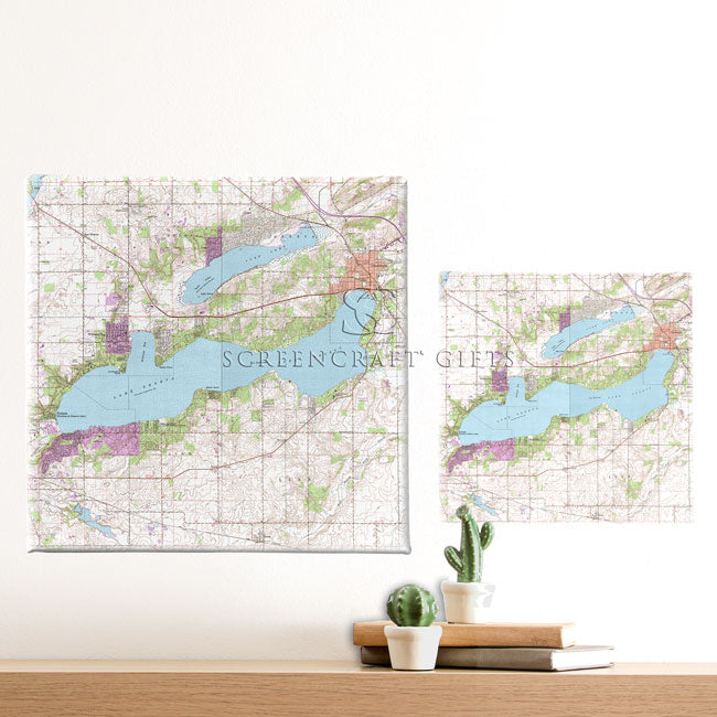 Lake Geneva, WI - Wall Canvas