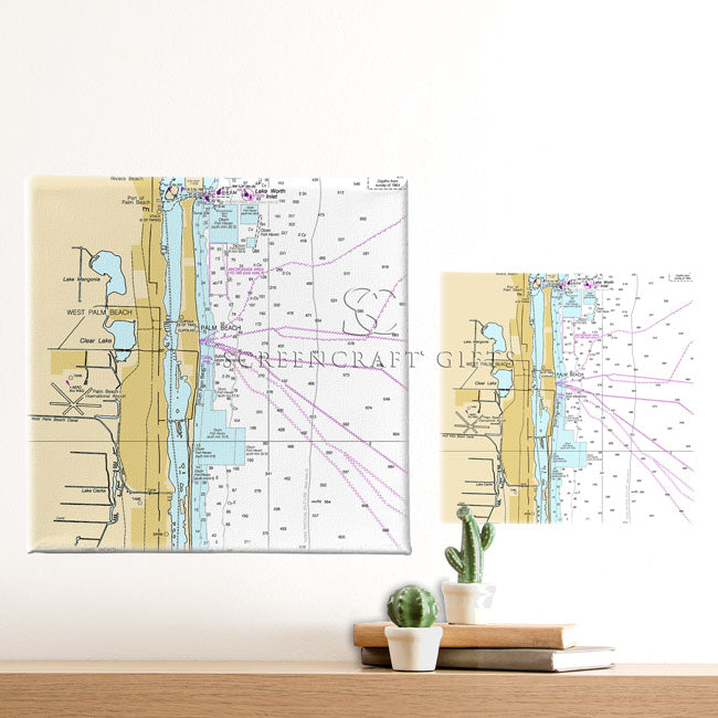 West Palm Beach, FL- Wall Canvas