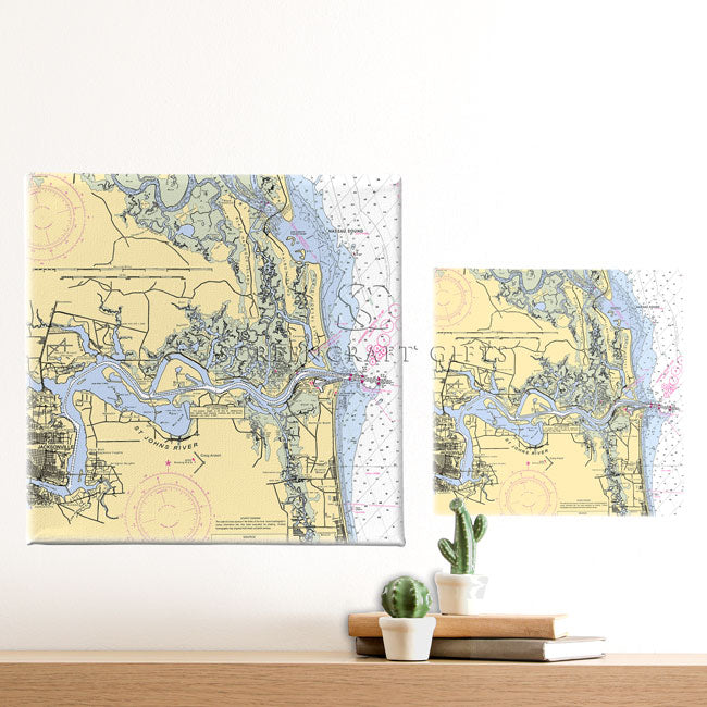 Jacksonville, FL- Wall Canvas