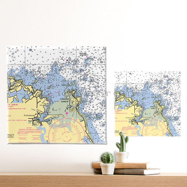 Cohasset, MA  - Wall Canvas